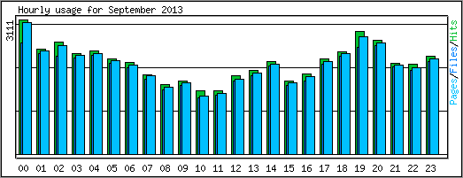 Hourly usage