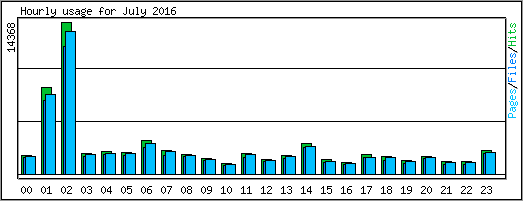 Hourly usage