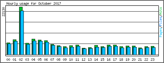 Hourly usage